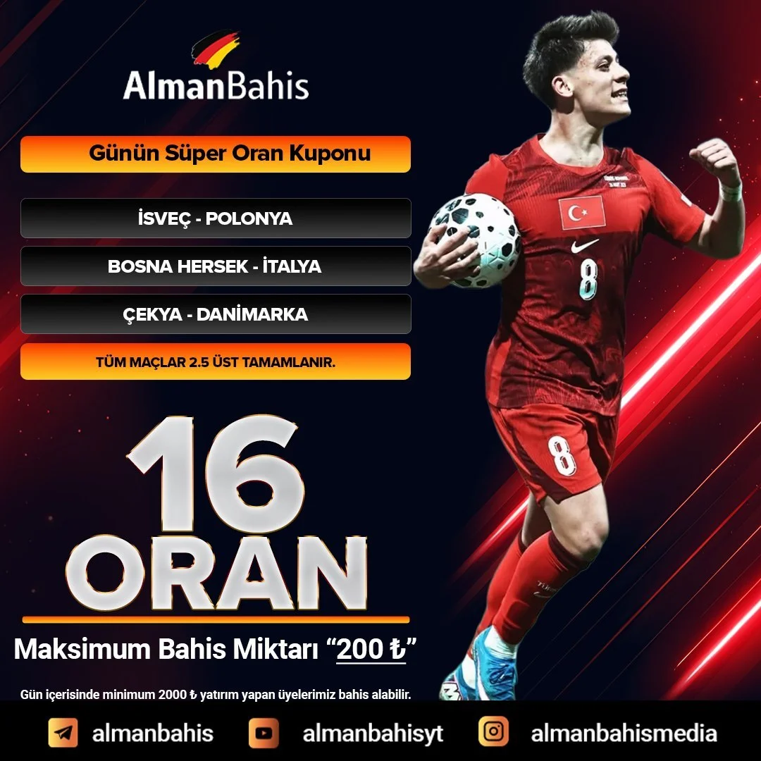 Almanbahis Günlük Süper Oran Kuponları